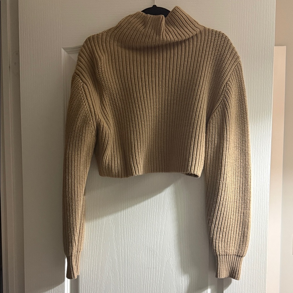 Montpellier Cropped Turtleneck Sweater